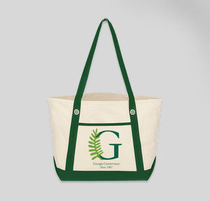 Cotton Canvas Tote Bag with Grommets
